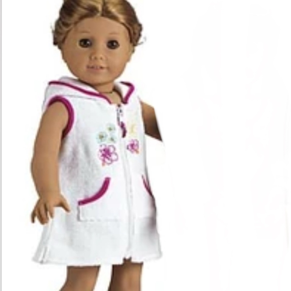 American Girl Seaside Wardrobe Terrycloth Cover Up for 18-inch Dolls Retired